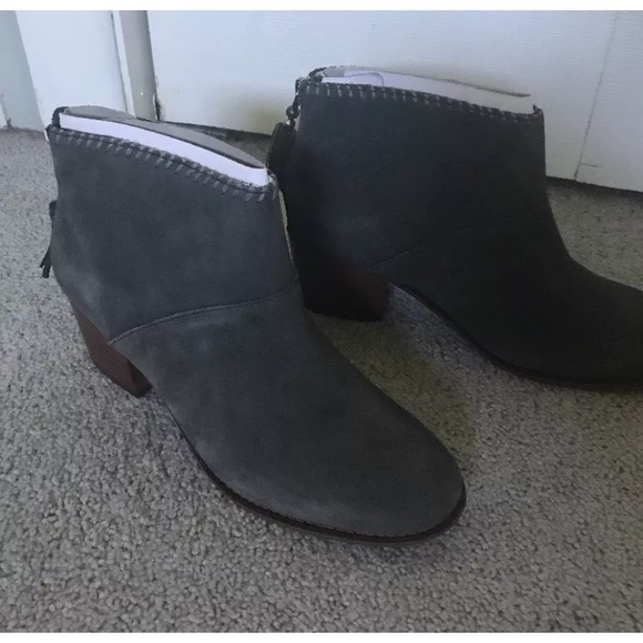 toms leila booties castlerock grey suede